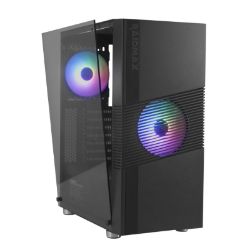 Picture of Raidmax H704 ATX | Micro-ATX | Mini-ITX ARGB Sync Mid-Tower Gaming Chassis - Black