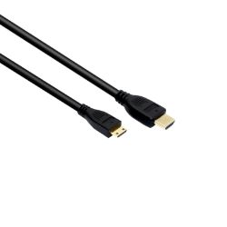 Picture of GIZZU High Speed V.2 Mini HDMI to HDMI 1.8m Cable Polybag