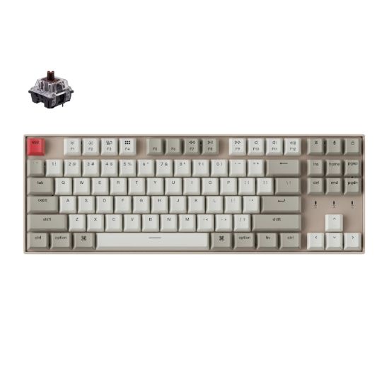 Picture of KeyChron K8 87 Key Gateron Mechanical Keyboard Non-Backlit Brown Switches