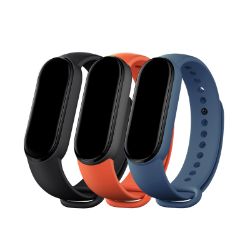 Picture of Xiaomi Smart Band 6 Strap(3 pack) Black |Orange | Blue