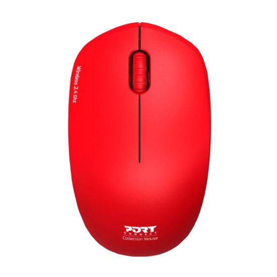 Picture of Port Connect MOUSE COLLECTION WIRELESS RED