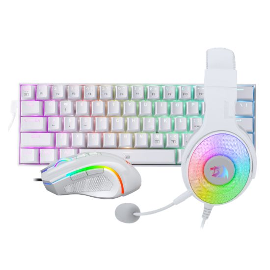 Picture of REDRAGON 3IN1 MS|HS|KB WIRED COMBO - WHITE