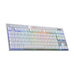 Picture of REDRAGON HORUS 87KEY RGB LED SUPER-SLIM ALU FRAME - White