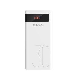 Picture of Romoss Sense8P+ 30000mAh QC Type-C Power Bank - White