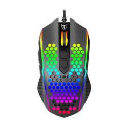 Picture of T-Dagger HONEYCOMB 8000DPI RGB Gaming Mouse - Black