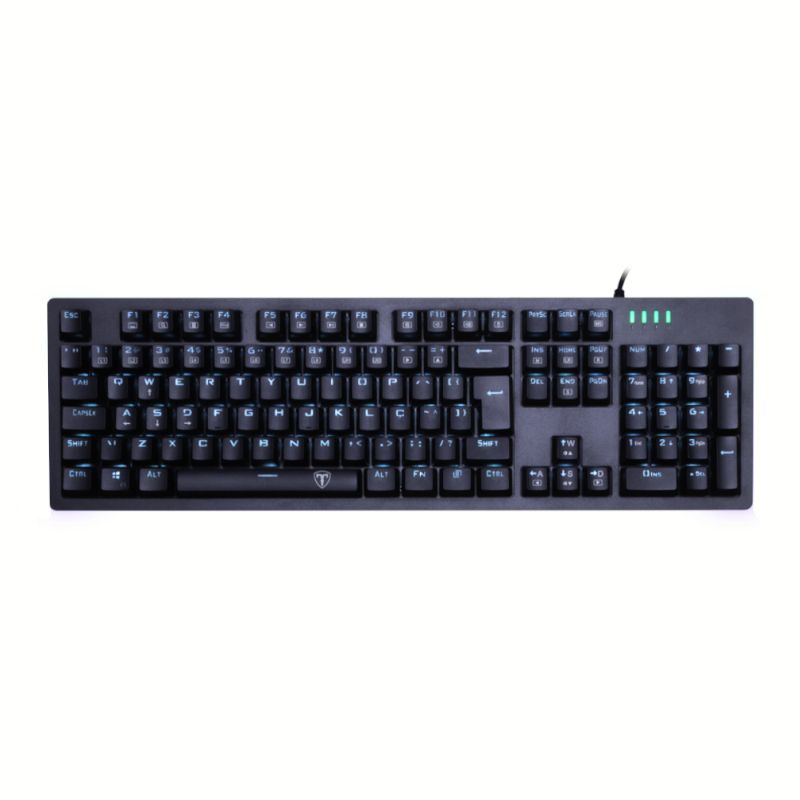 Picture of T-Dagger Bermuda Blue-Ice LED Backlit|150cm Cable|104 Key|Mechanical Keyboard - Black