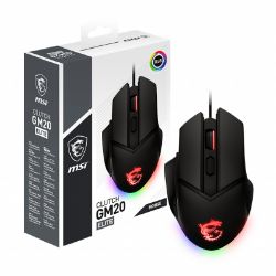 Picture of MSI Clutch GM20 Elite 6400DPI RGB Gaming Mouse - Black