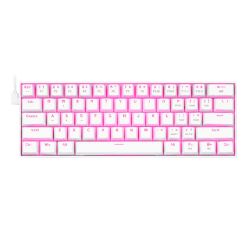 Picture of REDRAGON DRAGONBORN Wired Mechanical Keyboard Red LED 67Key Design - White