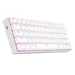 Picture of REDRAGON DRAGONBORN Wired Mechanical Keyboard Red LED 67Key Design - White