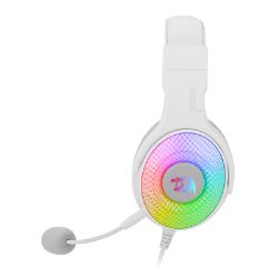 Picture of REDRAGON Over-Ear PANDORA USB RGB Gaming Headset - White