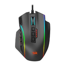 Picture of REDRAGON PERDICTION 4 12400DPI RGB MMO Ergo Gaming Mouse - Black