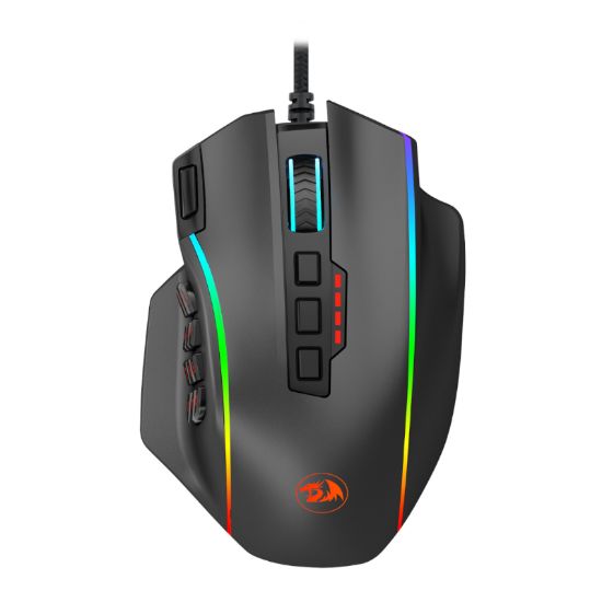 Picture of REDRAGON PERDICTION 4 12400DPI RGB MMO Ergo Gaming Mouse - Black