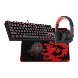 Picture of REDRAGON 4IN1 Mechanical Gaming Combo Mouse|Mouse Pad|Headset|Mechanical Keyboard