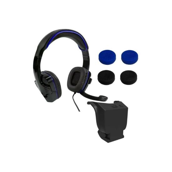 Picture of Sparkfox PlayStation 4 Headset|High-Capacity Battery|3m Braided Cable|Thumb Grip Core Gamer Combo