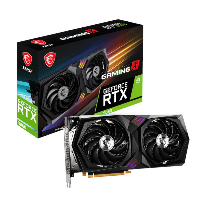 Picture of MSI Nvidia GeForce RTX 3060 GAMING X 12G 192-Bit Graphics Card