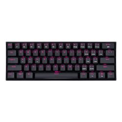 Picture of REDRAGON DRAGONBORN Wired Mechanical Keyboard Red LED 67Key Design - Black