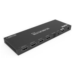 Picture of HDCVT 1x4 HDMI 2.0 Splitter with Scaler/Audio Extract EDID HDCP 2.2