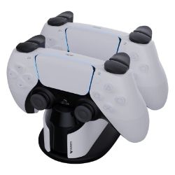 Picture of Sparkfox PlayStation 5 Design Dual Charging Dock - White/Black