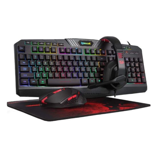 Picture of REDRAGON 4IN1 Gaming Combo Mouse|Mouse Pad|Headset|Keyboard