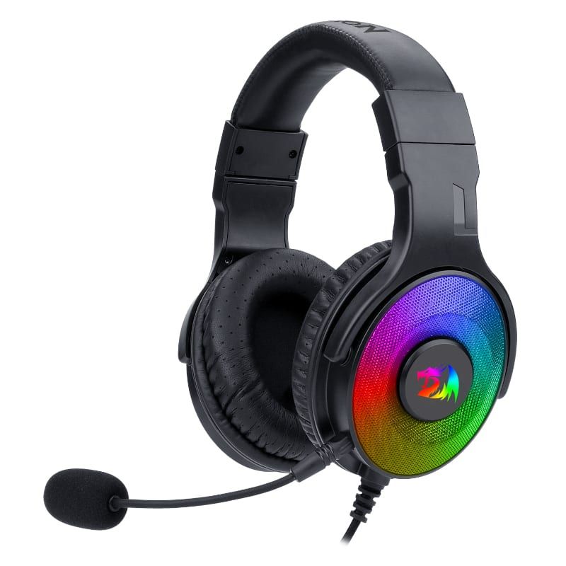 Picture of REDRAGON Over-Ear PANDORA USB (Power Only)|Aux (Mic and Headset) RGB Gaming Headset - Black