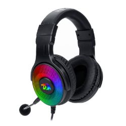 Picture of REDRAGON Over-Ear PANDORA USB (Power Only)|Aux (Mic and Headset) RGB Gaming Headset - Black