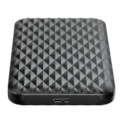 Picture of ORICO 2.5" 5Gbps|USB3.0|Diamond Pattern Design|Supports up to 4TB - Hard Drive Enclosure - Black