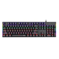 Picture of T-Dagger Naxos Rainbow Colour Lighting|150cm Cable|Mechanical Gaming Keyboard - Black