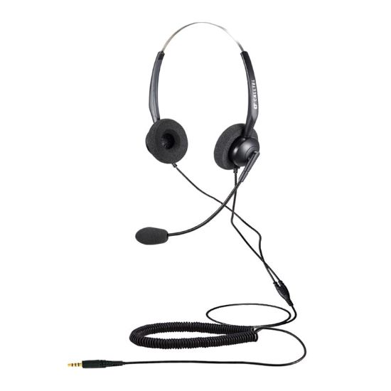 Picture of Calltel T800 Stereo-Ear Headset - Noise-Cancelling Mic - Single 3.5mm Jack