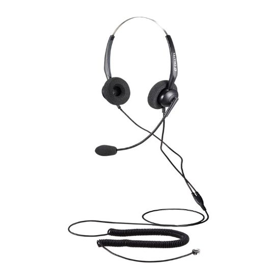 Picture of Calltel T800 Stereo-Ear Headset - Noise-Cancelling Mic - RJ9 Standard