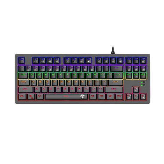 Picture of T-Dagger Bali Rainbow Backlit|150cm Cable|10-keyless Short Body Design|Mechanical Keyboard - Black