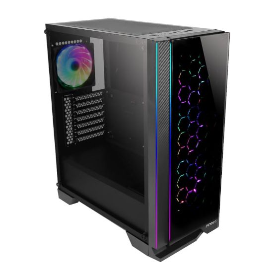Picture of Antec NX600 ATX | Micro-ATX | ITX ARGB Mid-Tower Gaming Chassis - Black