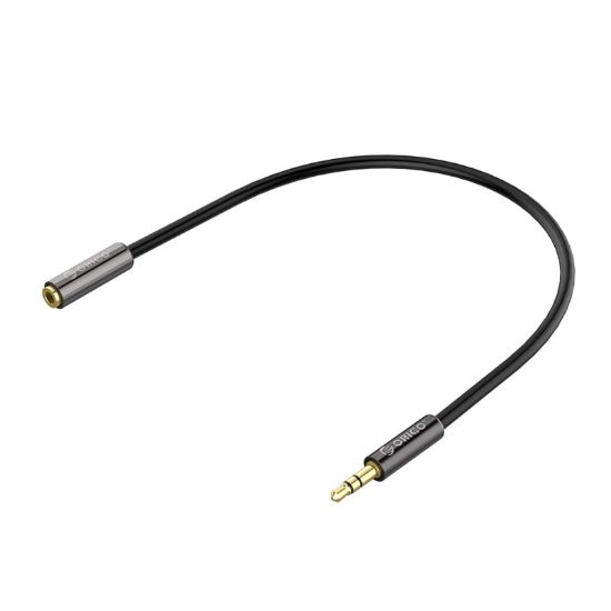 Picture of ORICO Adapter Cable 3.5mm Male to Female 1.5m - Black