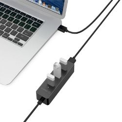 Picture of ORICO 4 Port USB3.0 Hub - Black