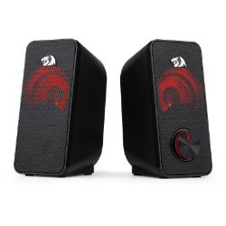 Picture of REDRAGON 2.0 Satellite Speakers STENTOR 2x3W RED LED 3.5mm - Black