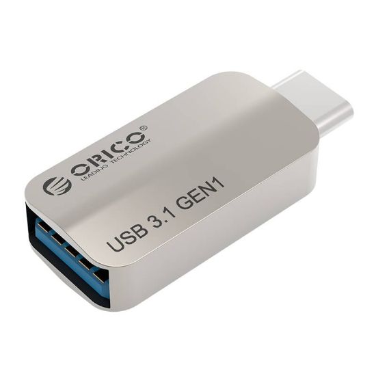 Picture of ORICO USB Type-C to USB-A 3.1 ChargeSync On The Go Adapter - Silver