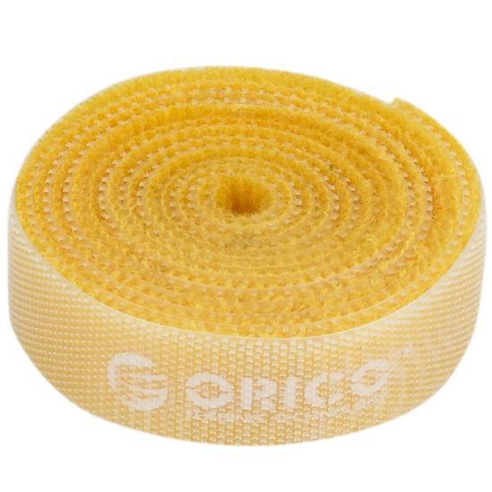 Picture of ORICO 1m Hook and Loop Cable Tie - Yellow