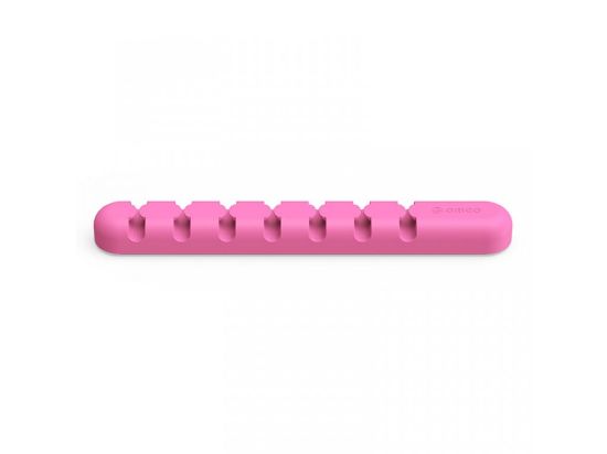 Picture of ORICO 7 Slot Desktop Cable Clip - Pink