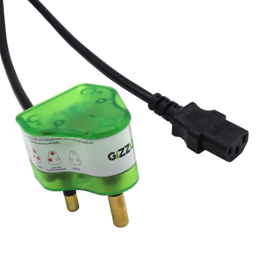 Picture of Gizzu Surge Protector 10A Kettle Plug Cable 1.5M